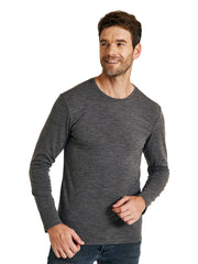 METARINO Men's Merino Wool Long Sleeve Shirt