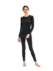 METARINO Women 100% Merino Wool Base Layer Set