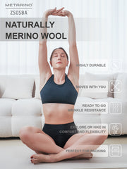 METARINO Women's Athletic Underwear High Waisted Panties