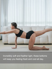 METARINO Women's Athletic Underwear High Waisted Panties