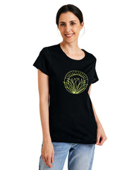 METARINO Merino Wool Women Printed T-Shirt