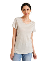 METARINO 100% Merino Wool Women‘s Crew Neck T-Shirt