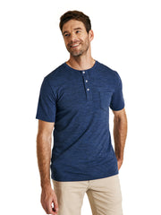 METARINO Men's Merino Wool Henley T-Shirt